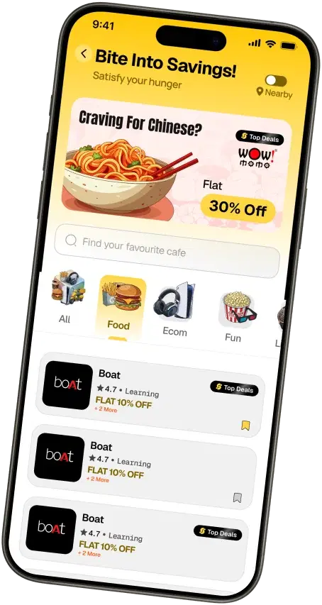 Sconto app with food, fashion and gadget offers